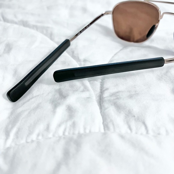 Rectangle Aviator frame sunglasses - Picture 4 of 11